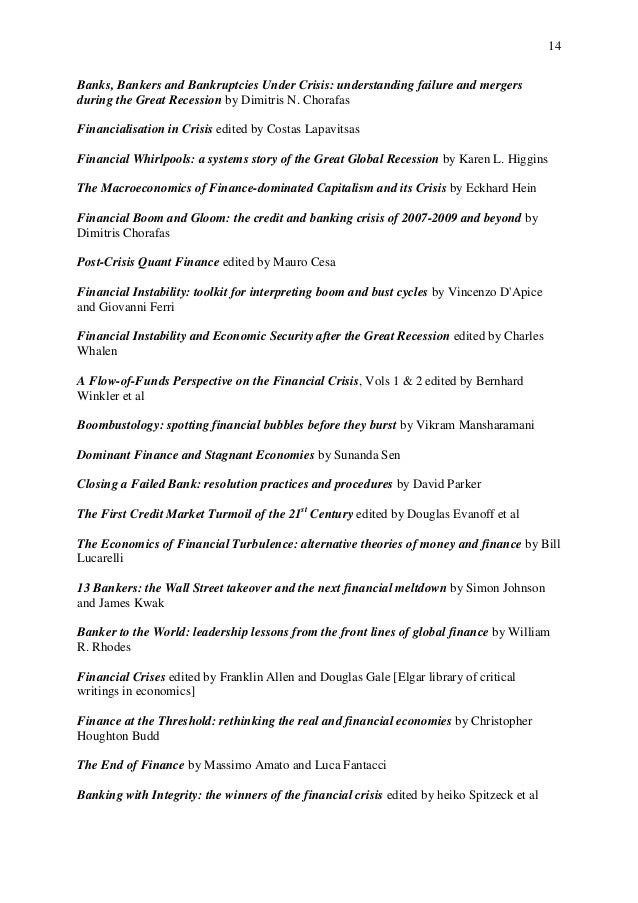 Globalcrisisbibliographywebed