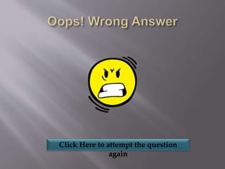 Click Here to attempt the question
again
 