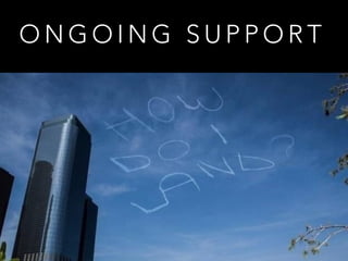 O N G O I N G S U P P O R T
 