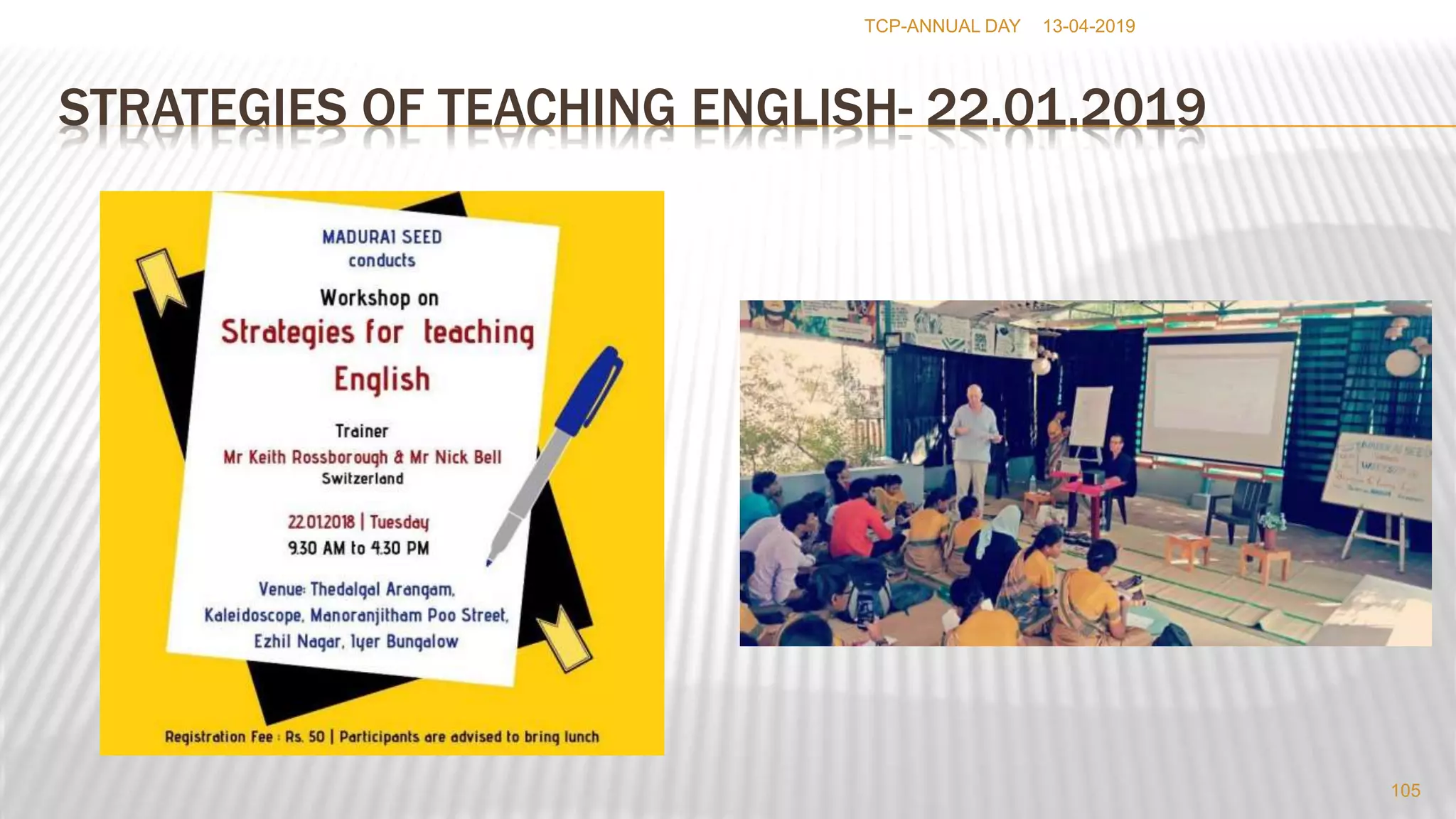 63 rd COLLEGE DAY PRESENTATIONS THIAGARAJARCOLLEGEOFPRECEPTORS-MADURAI