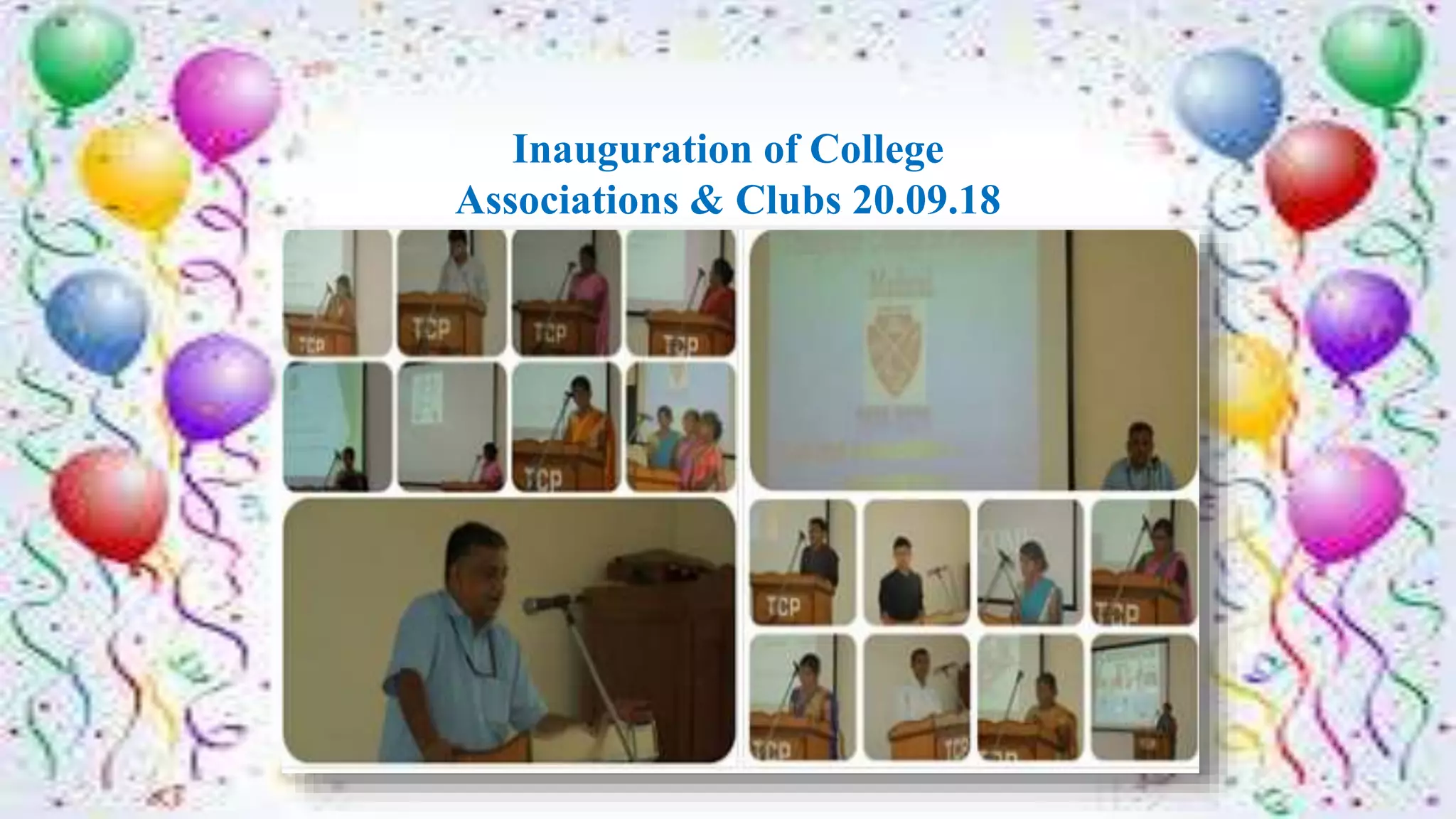 63 rd COLLEGE DAY PRESENTATIONS THIAGARAJARCOLLEGEOFPRECEPTORS-MADURAI