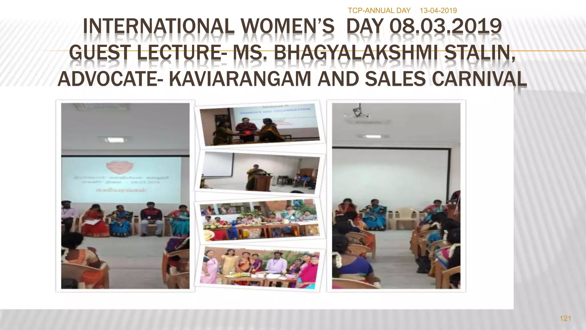 63 rd COLLEGE DAY PRESENTATIONS THIAGARAJARCOLLEGEOFPRECEPTORS-MADURAI