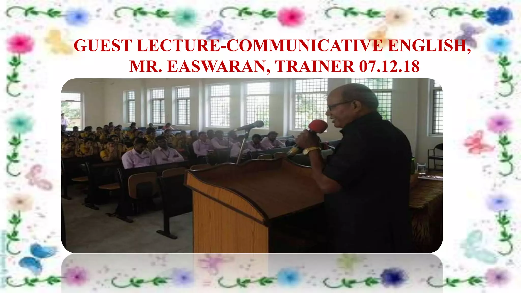 63 rd COLLEGE DAY PRESENTATIONS THIAGARAJARCOLLEGEOFPRECEPTORS-MADURAI