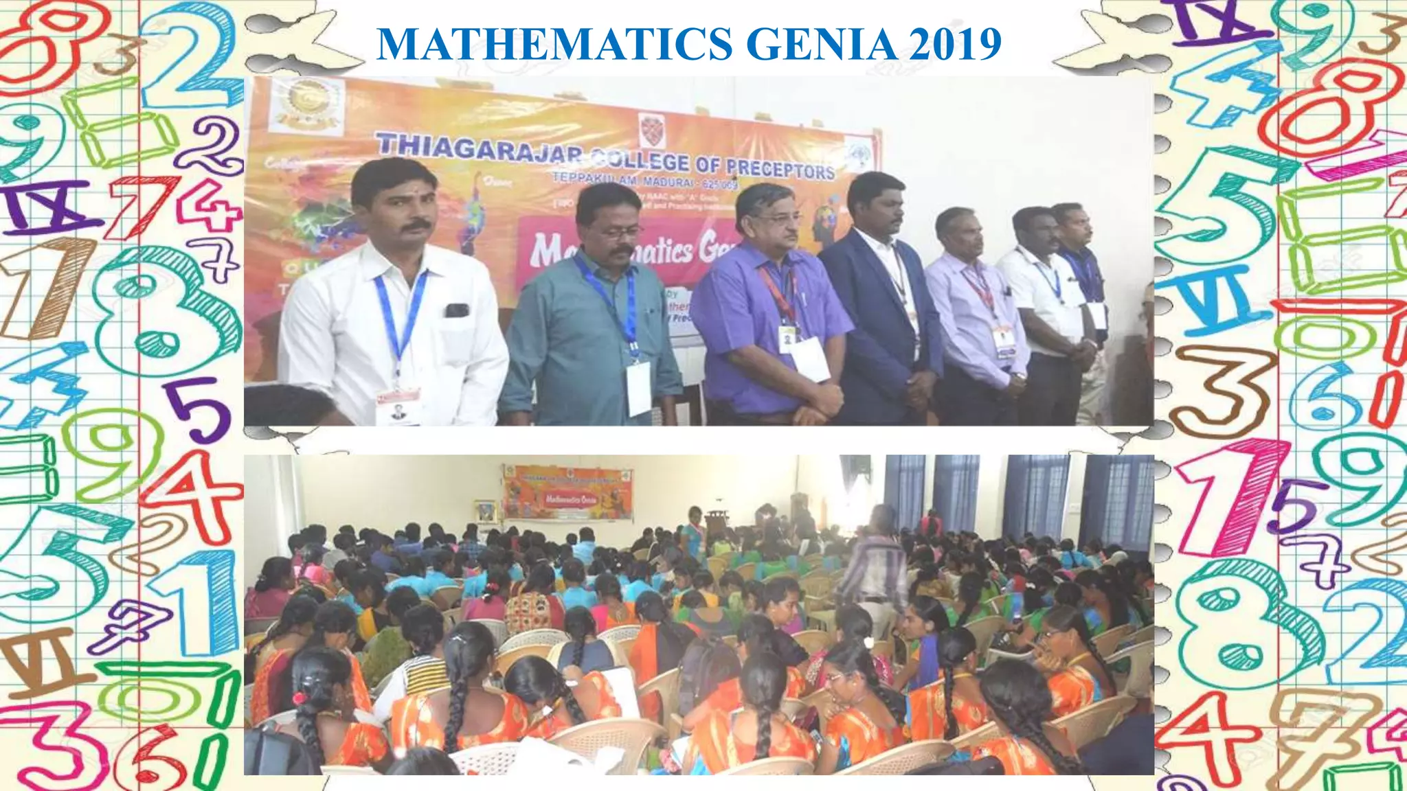 63 rd COLLEGE DAY PRESENTATIONS THIAGARAJARCOLLEGEOFPRECEPTORS-MADURAI