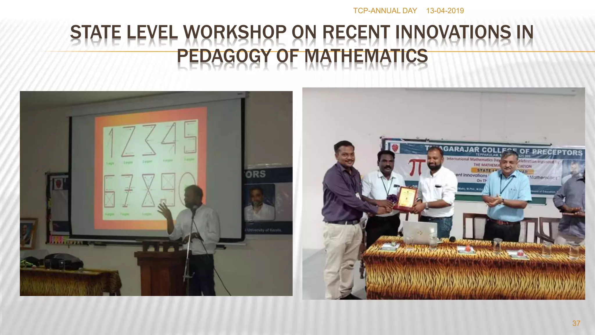 63 rd COLLEGE DAY PRESENTATIONS THIAGARAJARCOLLEGEOFPRECEPTORS-MADURAI