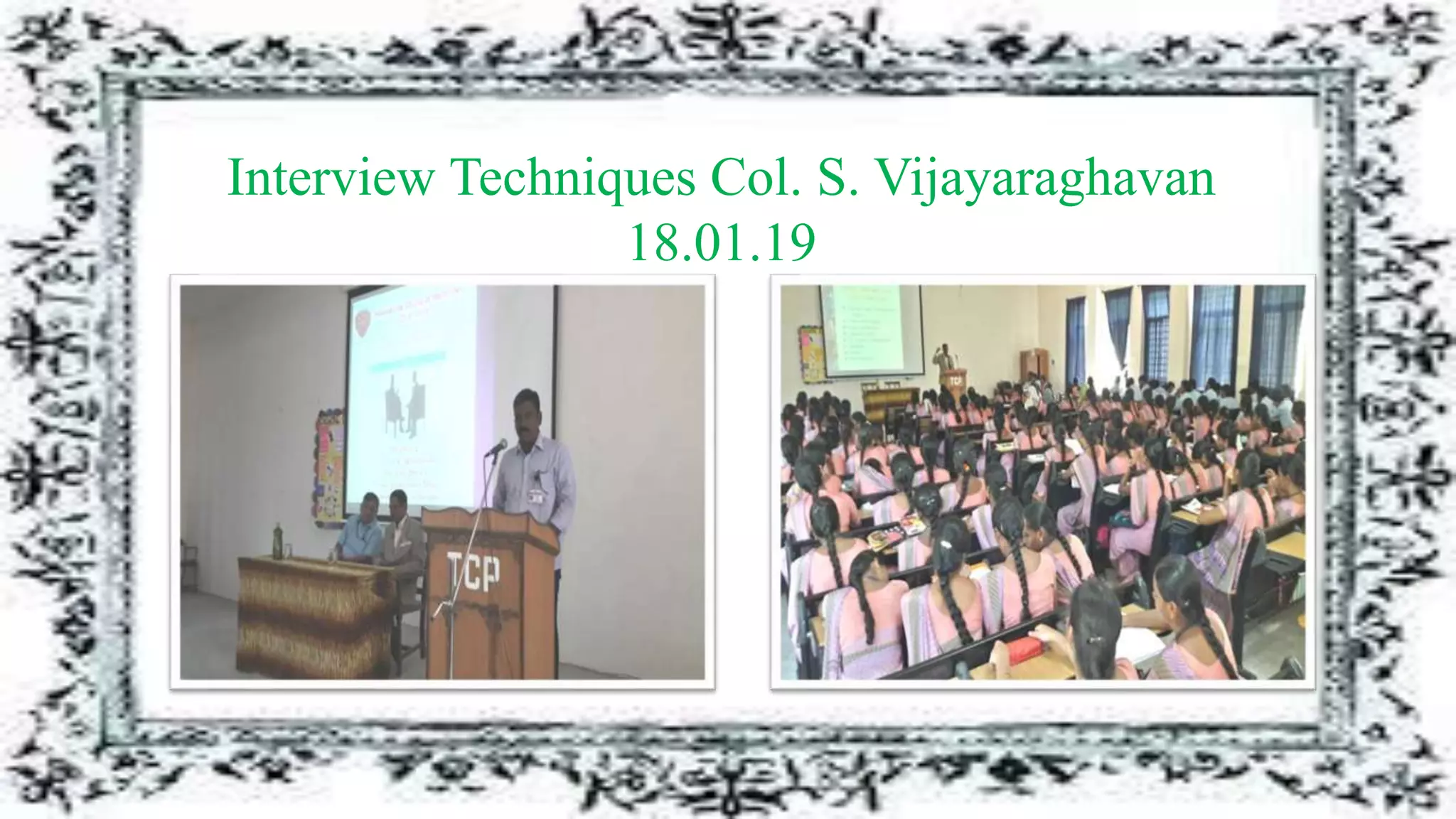 63 rd COLLEGE DAY PRESENTATIONS THIAGARAJARCOLLEGEOFPRECEPTORS-MADURAI