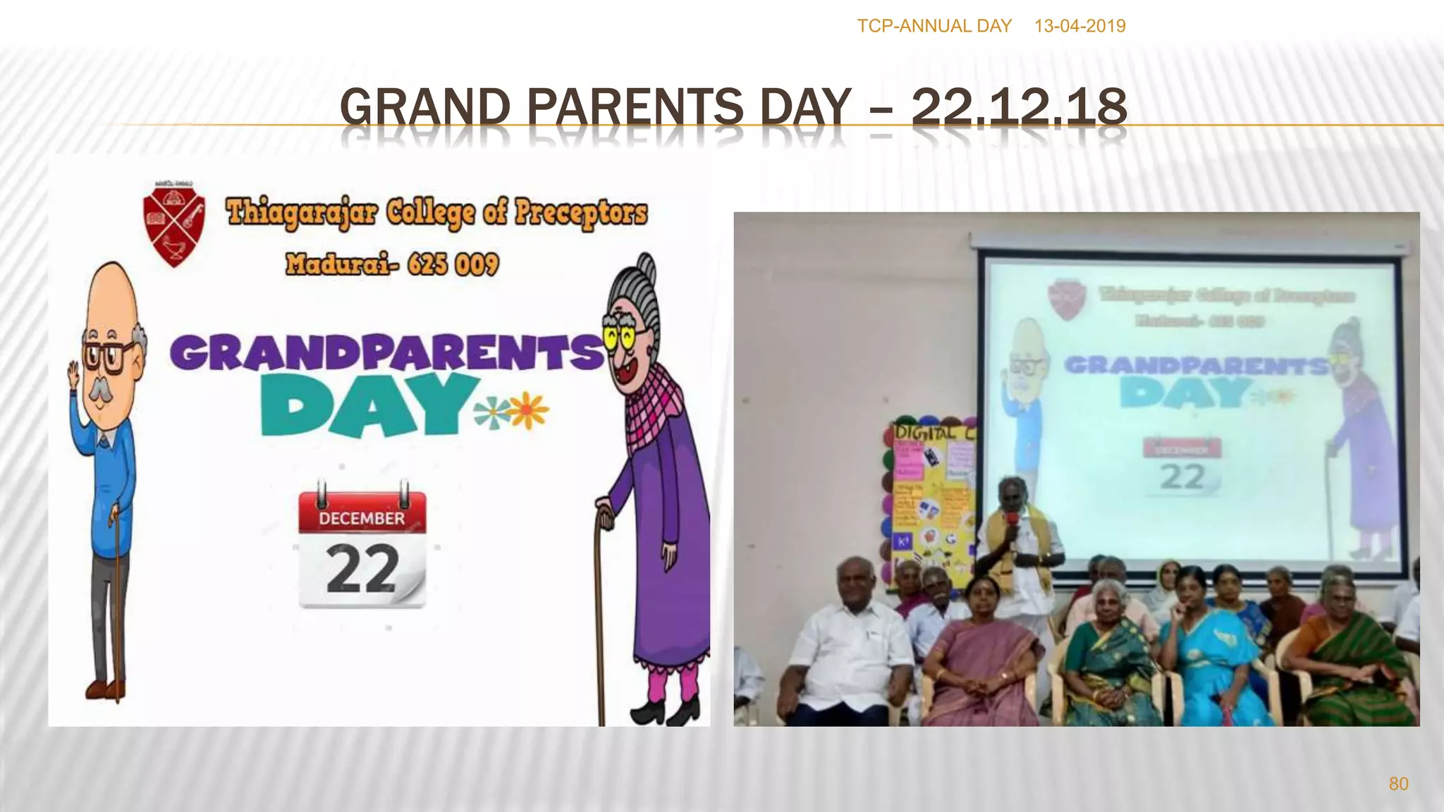 63 rd COLLEGE DAY PRESENTATIONS THIAGARAJARCOLLEGEOFPRECEPTORS-MADURAI