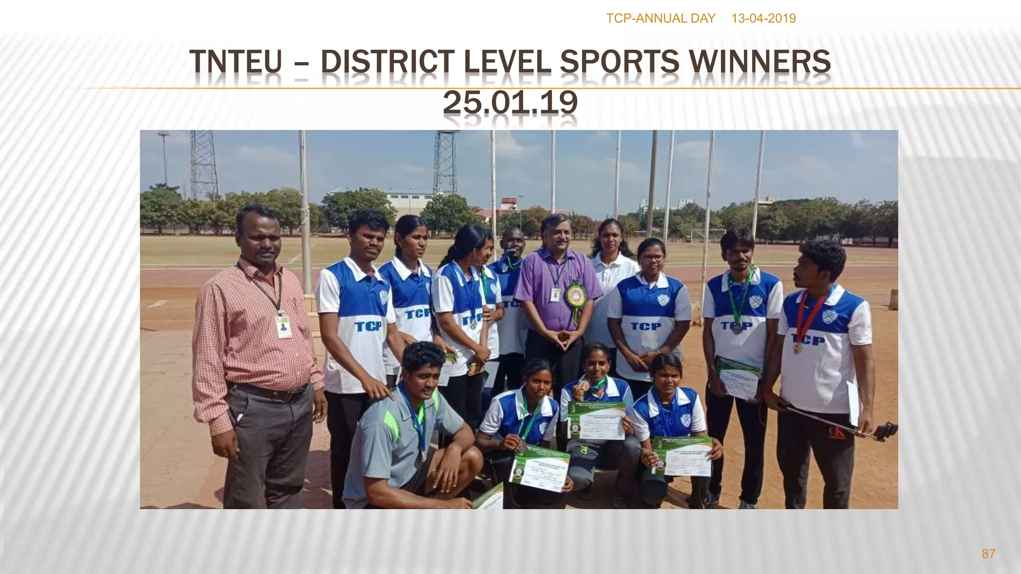 63 rd COLLEGE DAY PRESENTATIONS THIAGARAJARCOLLEGEOFPRECEPTORS-MADURAI