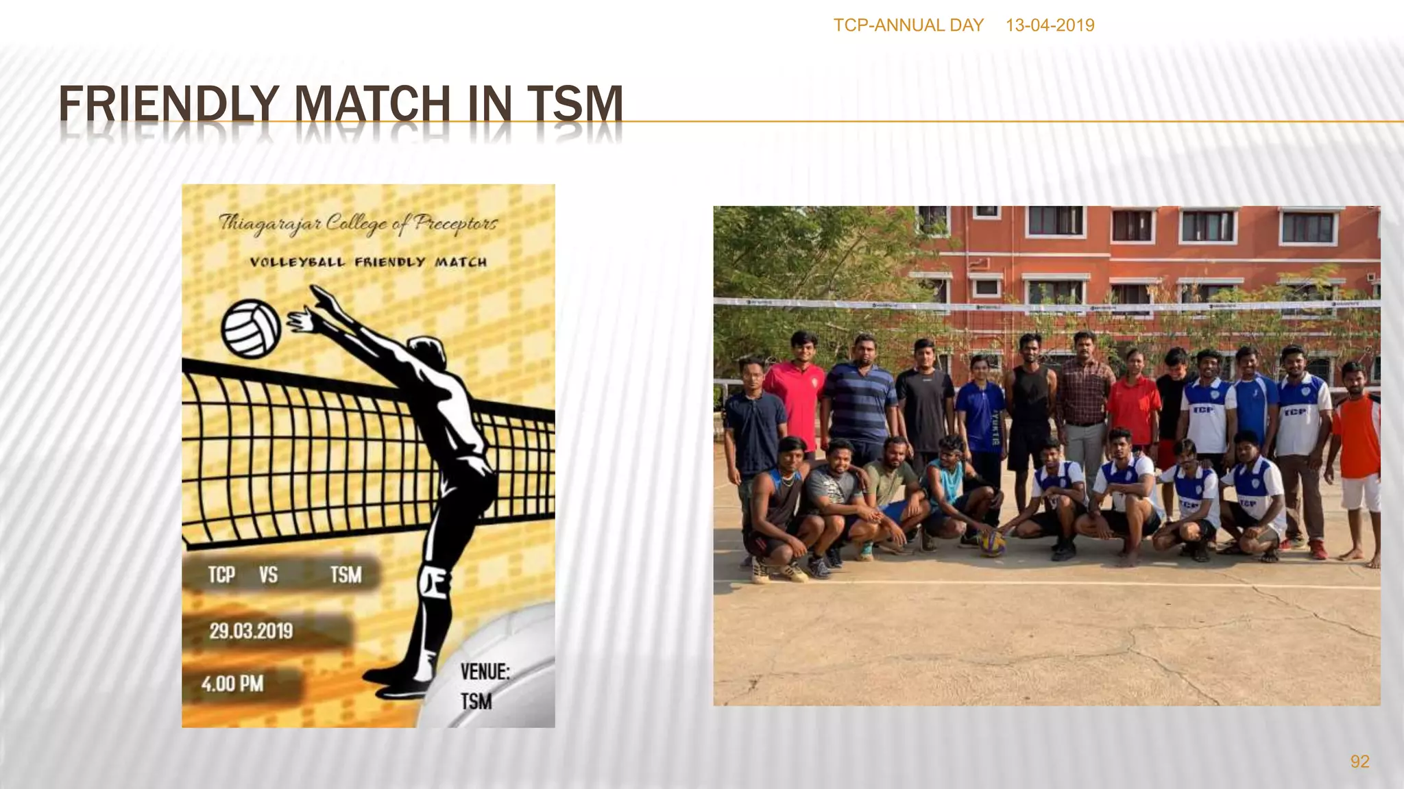 63 rd COLLEGE DAY PRESENTATIONS THIAGARAJARCOLLEGEOFPRECEPTORS-MADURAI