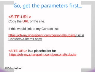 SharePointLesson #63: vCard for Outlook