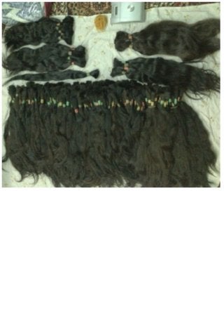 Large collection of natural human hair from Eastern Hair
