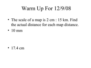 Warm Up For 12/9/08 ,[object Object],[object Object],[object Object]