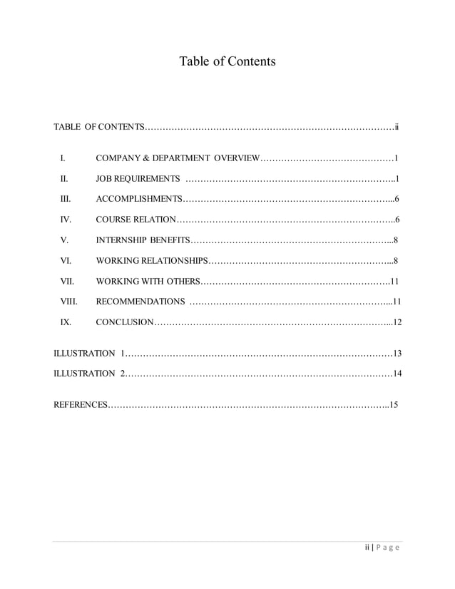 Supply Chain Management Internship Report PDF