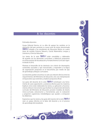 A los docentes

                                                                                                     Estim...