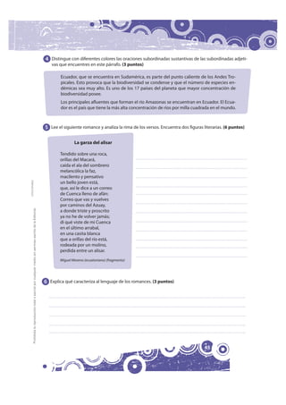 4 Distingue con diferentes colores las oraciones subordinadas sustantivas de las subordinadas adjeti-
                    ...