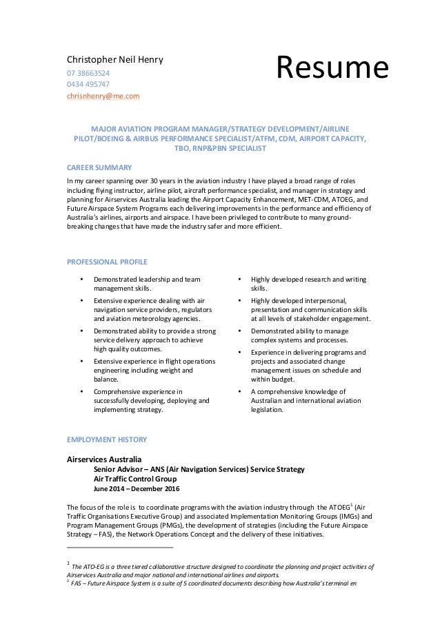 air traffic controller resume