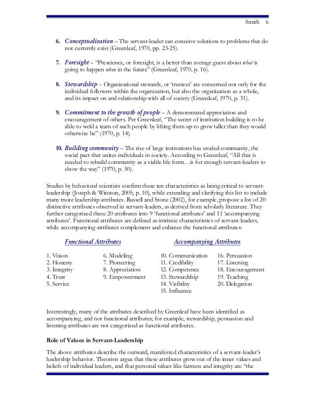 Robert greenleaf essay