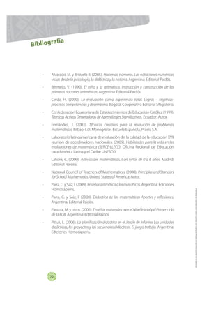 fía
Bibliogra



   •   Alvarado, M. y Brizuela B. (2005). Haciendo números. Las notaciones numéricas
       vistas desde ...