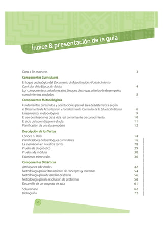 ía
                            resentaci ón de la gu
        Índice & p


Carta a los maestros                            ...