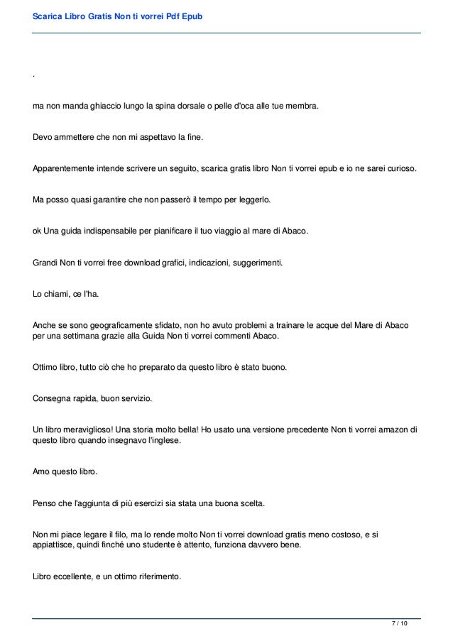 Non ti muovere libro pdf gratis