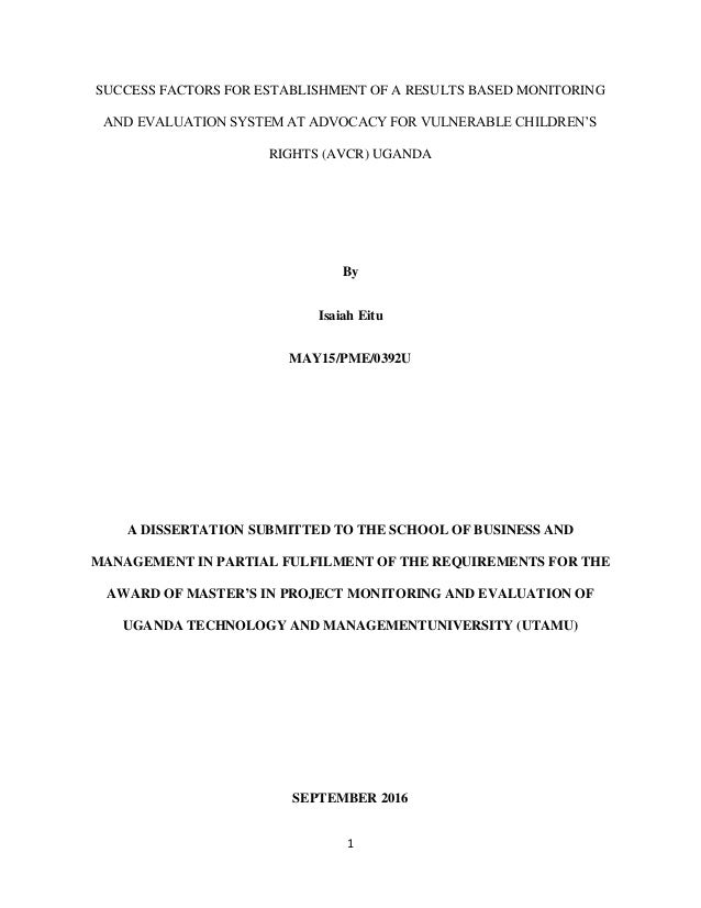 Dissertation id e directrice