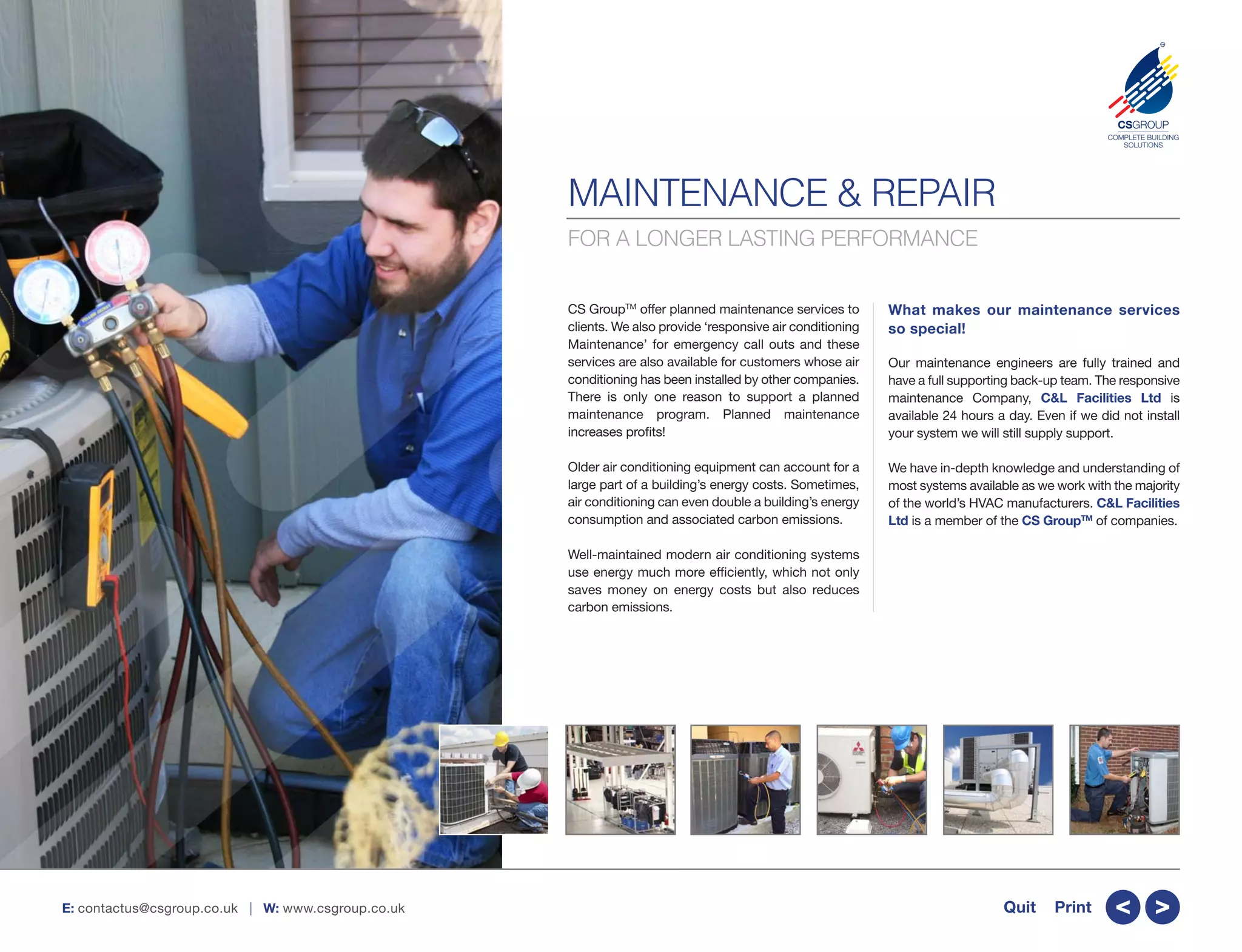 CS GROUP BROCHURE 2015 | PPT