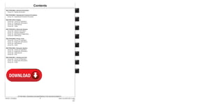 i
TM1637 (15JAN04) 644H and 644H MH Loader
011504
PN=1
SECTION 9000—General Information
Group 01—Safety Information
SECTION 9005—Operational Checkout Procedure
Group 10—Operational Checkout Procedure
SECTION 9010—Engine
Group 05—Theory Of Operation
Group 15—Diagnostic Information
Group 20—Adjustments
Group 25—Tests
SECTION 9015—Electrical System
Group 05—System Information
Group 10—System Diagrams
Group 15—Sub-System Diagnostics
Group 20—References
SECTION 9020—Power Train
Group 05—Theory Of Operation
Group 15—Diagnostic Information
Group 20—Adjustments
Group 25—Tests
SECTION 9025—Hydraulic System
Group 05—Theory Of Operation
Group 15—Diagnostic Information
Group 20—Adjustments
Group 25—Test
SECTION 9031—Heating And A/C
Group 05—Theory Of Operation
Group 15—Diagnostic Information
Group 25—Tests
All information, illustrations and specifications in this manual are based on
9000
9005
9010
9015
9020
9025
9031
INDX
Contents
 