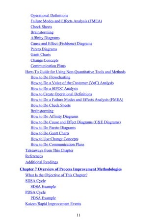 A Guide to Six Sigma and Process Improvement for Practitioners and ...