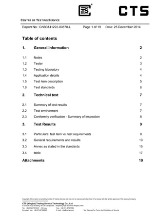 IP67 Test Report | PDF