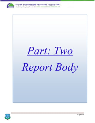 Page XIV
Part: Two
Report Body
 