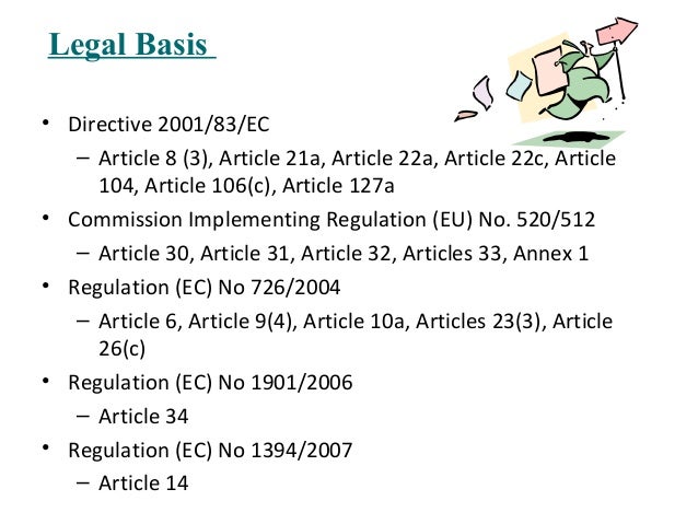 article Twenty three 3 regarding directive 2001 83 ec article 5 3 with directive 2001 83 ec