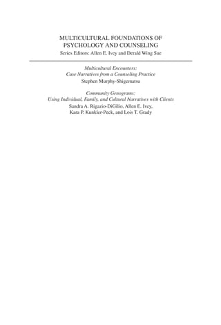 Multicultural Narratives Pdf Community genograms using individual family and cultural narratives ...
