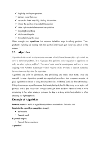 introduction to problem solving - notes - my cs... 643214100-CSC-102-INTRODUCTION-TO-PROBLEM-SOLVING-pdf.pdf