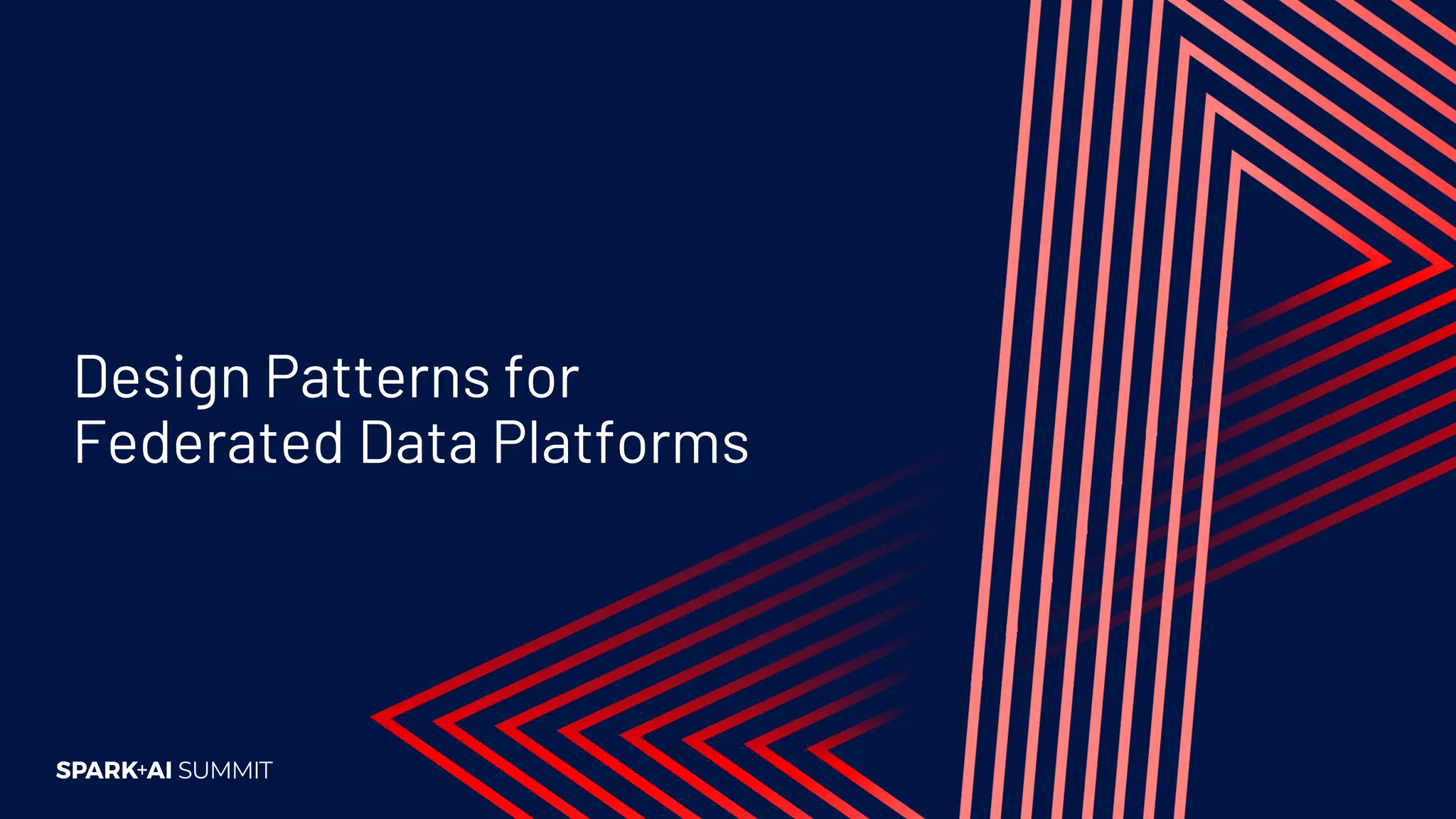 Design Patterns for
Federated Data Platforms
 