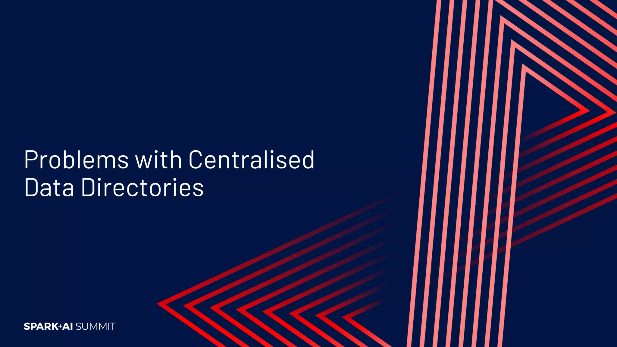 Problems with Centralised
Data Directories
 