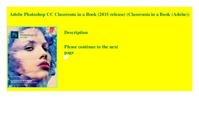 adobe photoshop cc classroom in a book 2017 free pdf