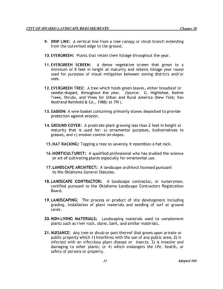 Landscape Code New Landscape Code 2011 - FINAL DRAFT2 | PDF