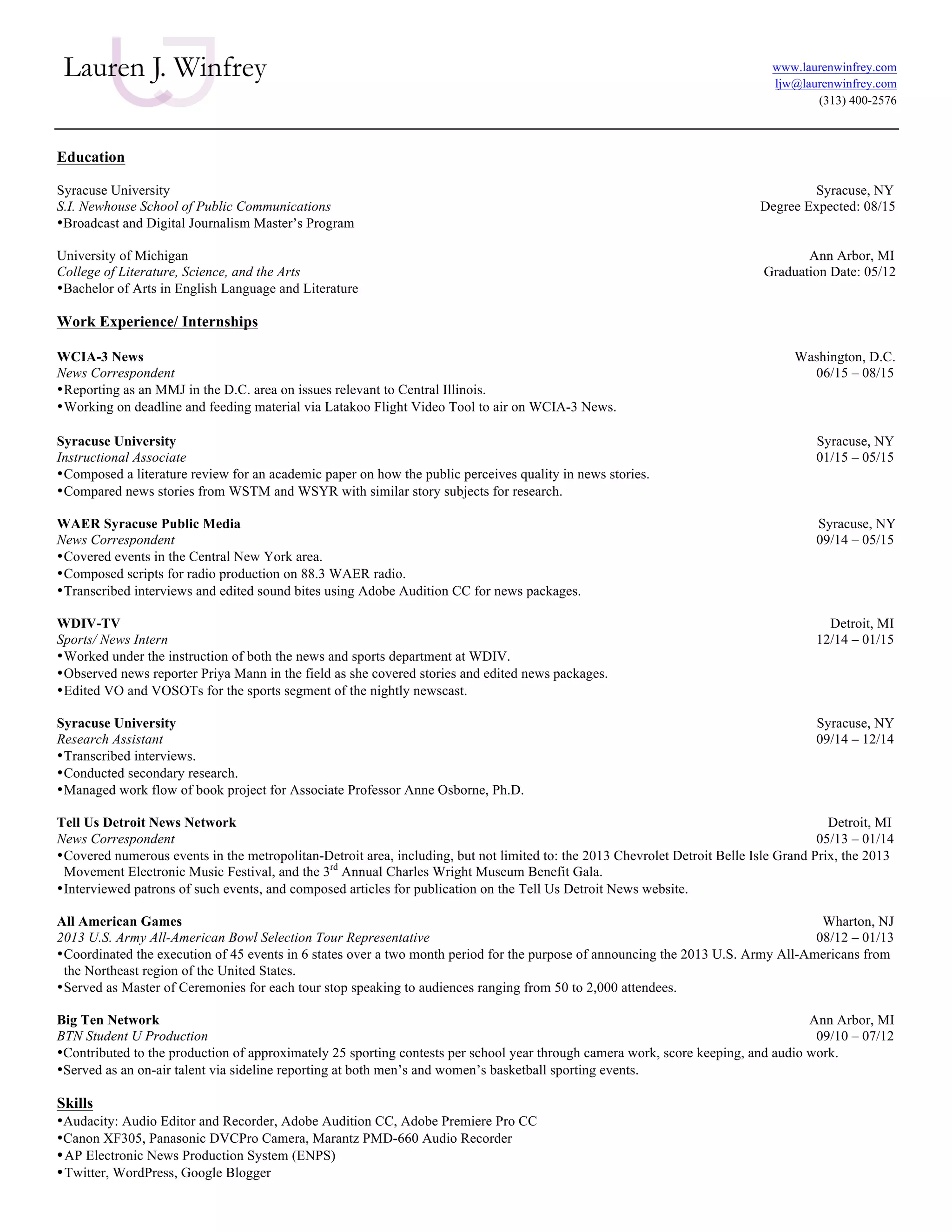 Lauren-Winfrey-Resume | PDF