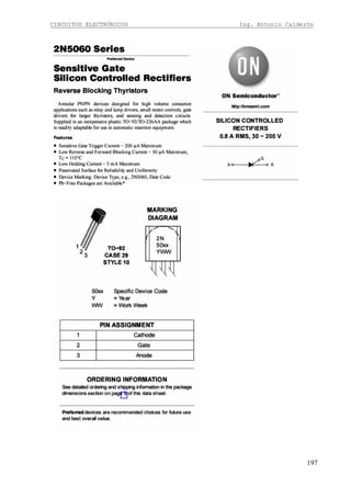 CIRCUITOS ELECTRÓNICOS Ing. Antonio Calderón
197
 