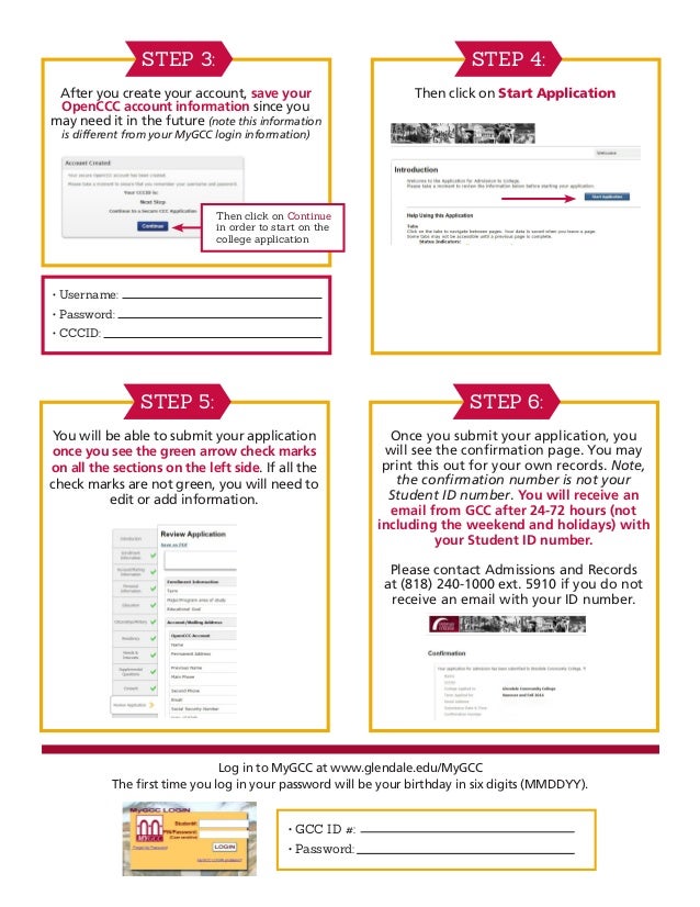 Gcc Application Steps Gcc Application Steps
