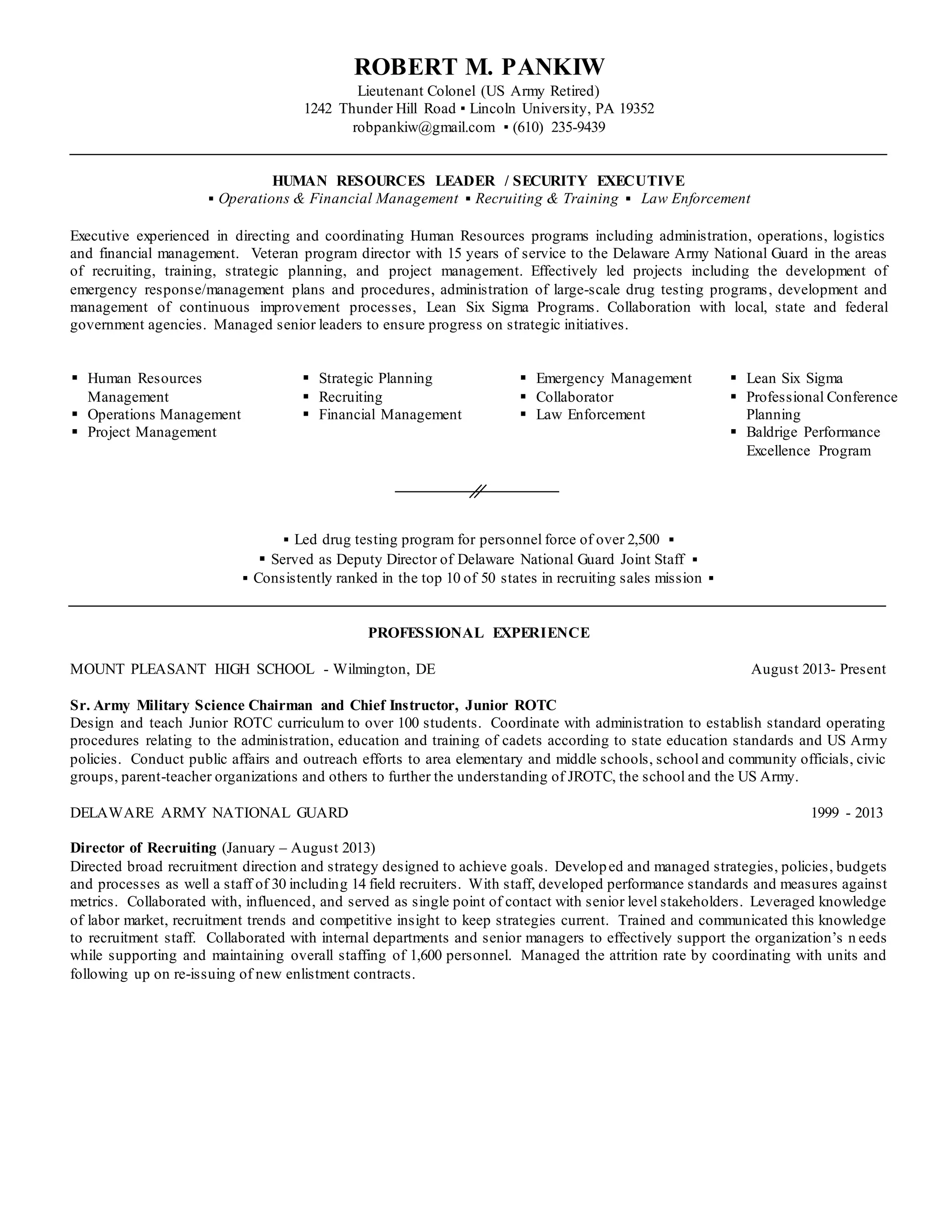 Robert Pankiw Resume CB PDF - Robert Pankiw Resume CB 1 2048 