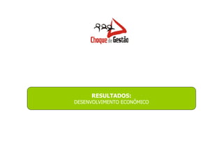 RESULTADOS: DESENVOLVIMENTO ECONÔMICO 