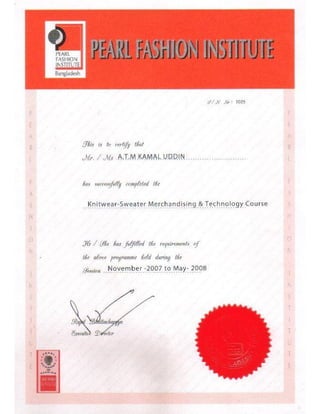 Certificate Course PFI