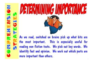 comprehension strategies
