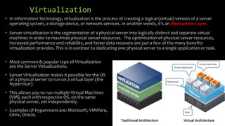 Cloud Computing vs Virtualization From Desktop to Server | PPTX