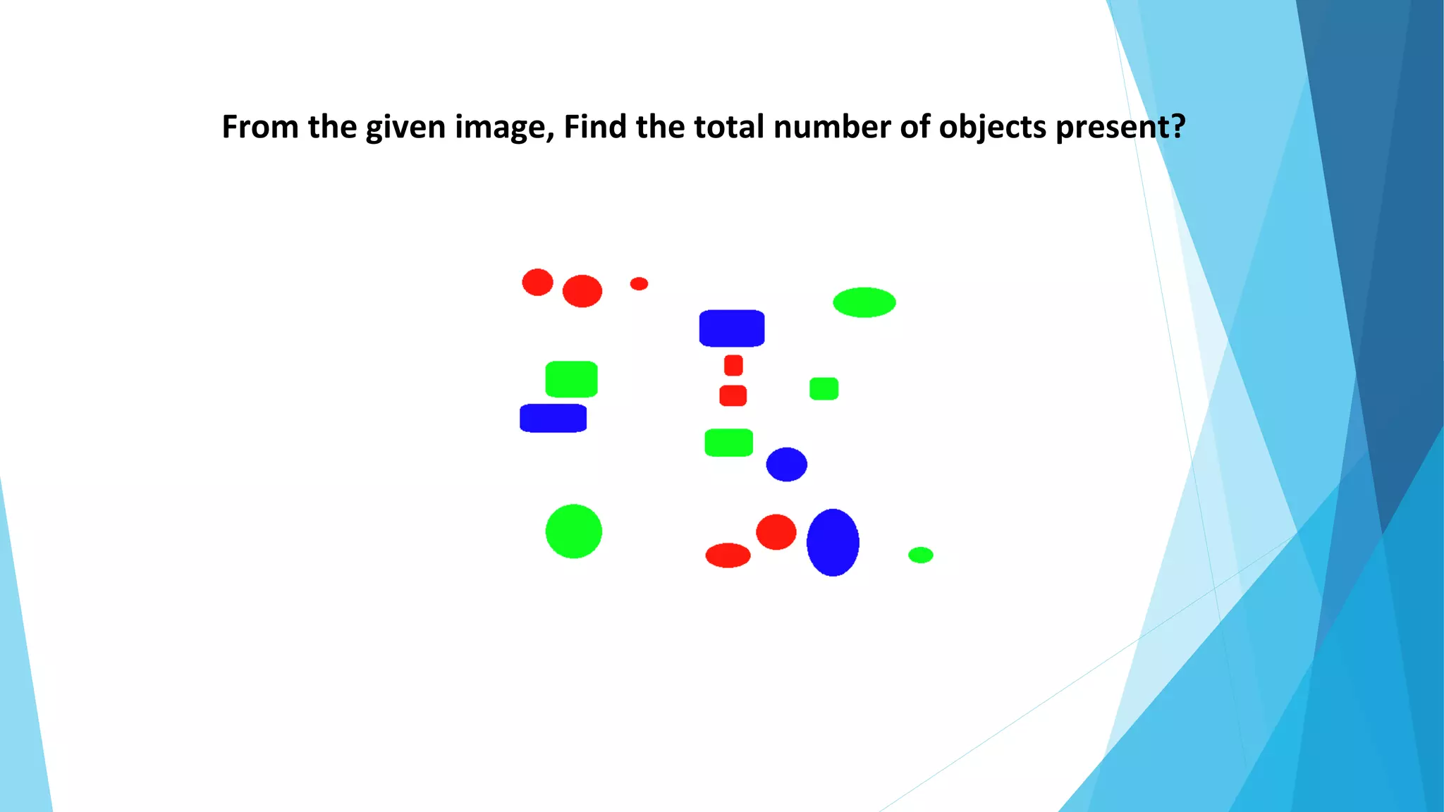 From the given image, Find the total number of objects present?
 