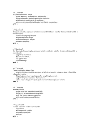 Introduction to Behavioral Research Methods 7th Edition Leary Test Bank ...