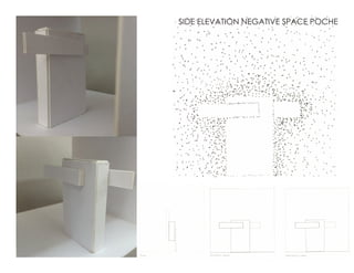 SIDE ELEVATION NEGATIVE SPACE POCHE
 