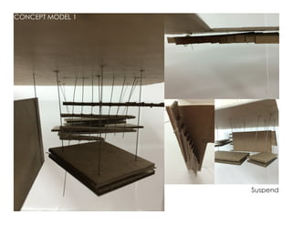 CONCEPT MODEL 1
Suspend
 