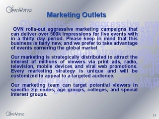 OVN Live concert ads